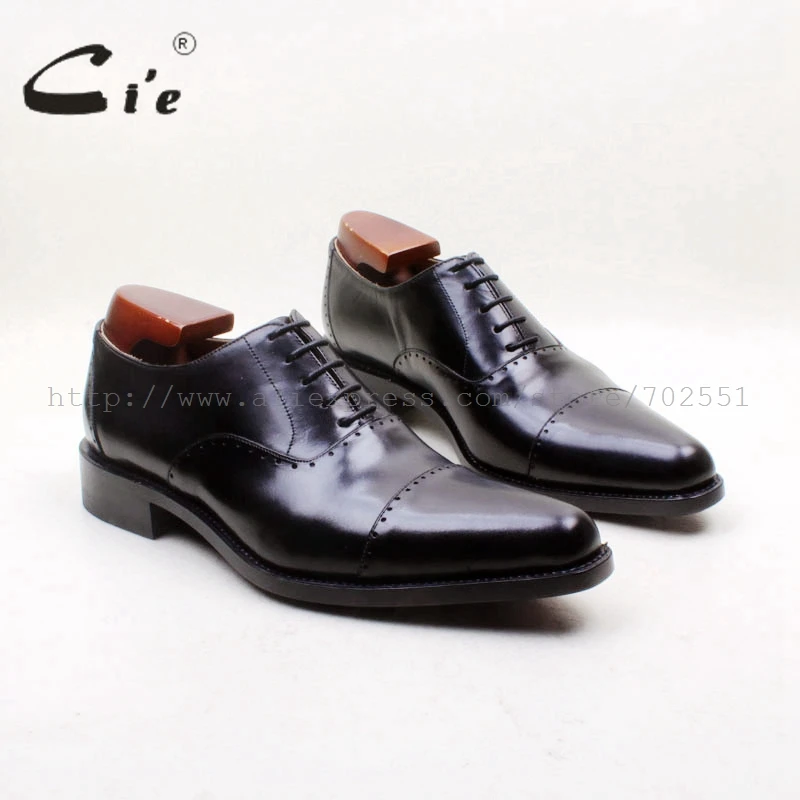 cie Pointed Cap-toe Lace-up Solid Black Italian Goodyear Welted 100% Genuine Calf Leather Handmade Breathable Men's Shoe OX715 cie Pointed Cap-toe Lace-up Solid Black Italian Goodyear Welted 100% Genuine Calf Leather Handmade Breathable Men's Shoe OX715