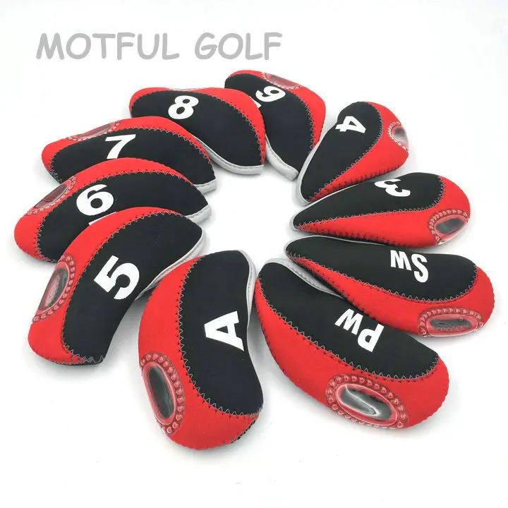 Buy Neoprene Golf Iron Headcover irons set two tones