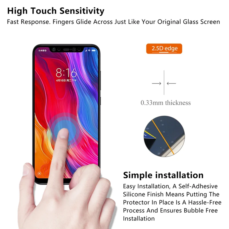 Защитное стекло для Xiaomi Redmi Note 6 Pro Note 7 закаленное стекло для Redmi Note 5 Pro Защитная пленка для Redmi 6A S2