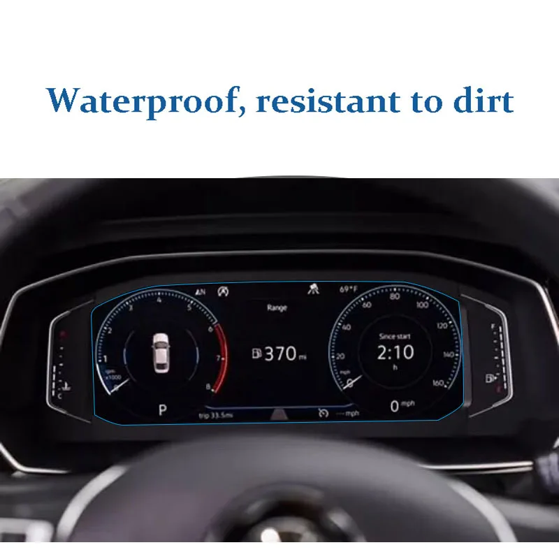 Pаспродажа Для Volkswagen Tiguan 2019 приборная панель закаленное стекло Защита экрана приборная панель экран против царапин пленка приборная панель Стекло