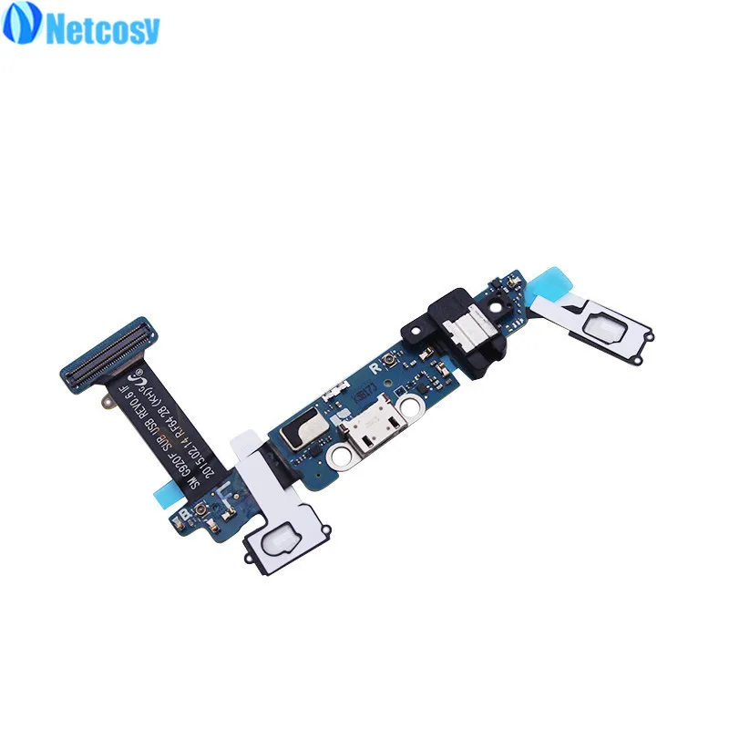 Netcosy G920F G935F USB зарядное устройство зарядный порт разъем гибкий кабель, сменные детали для samsung Galaxy S6 G920F S7 Edge G935F