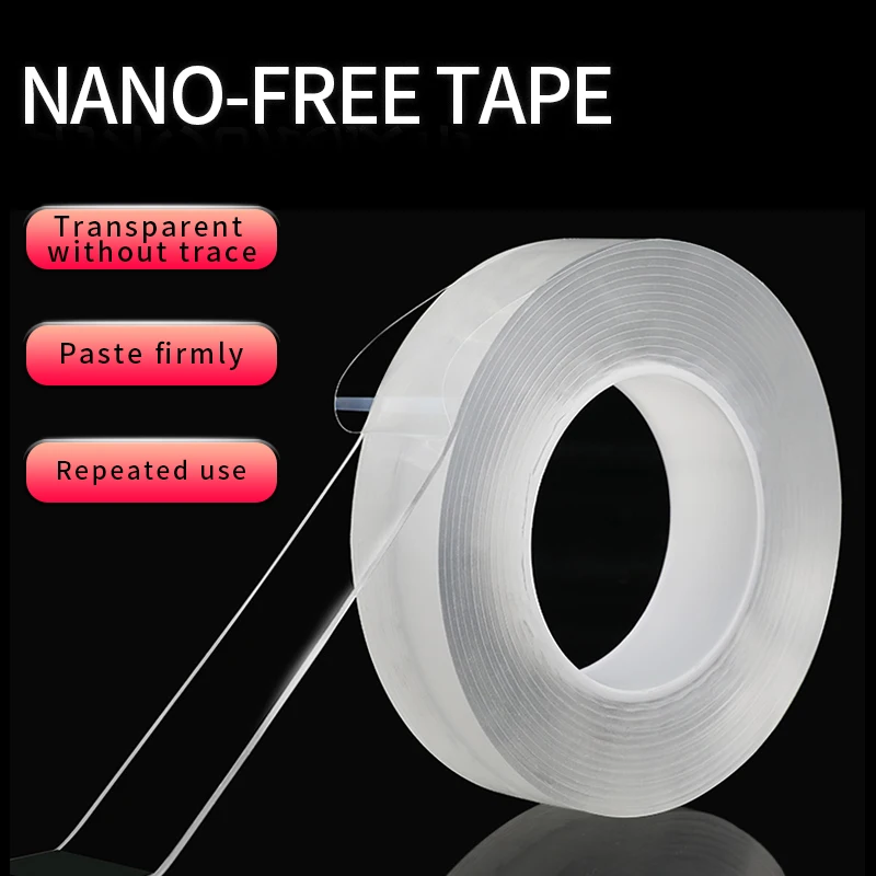 

Adsorption Film Strength 10,000 Times Nano-adhesive Transparent High-viscosity Fixed Glass Wall Paste Double-sided Adhesive
