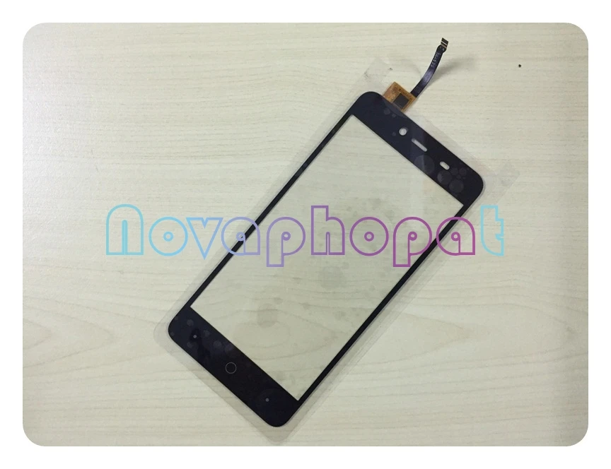 

Novaphopat Black Digitizer Screen For For Highscreen Easy L pro Touch Screen Panel Digitizer Glass Sensor Replacement + tracking