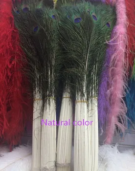 

Wholesale! Beautiful Natural peacock eye feathers 100 pcs 70-80 cm / 28-32 inches decorative celebration