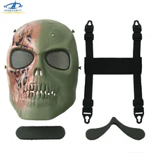 HFSECURITY тактический на открытом воздухе, маска для лица, полный уход за кожей лица протектор Хэллоуин Косплэй Маскарадная маска зомби-маски