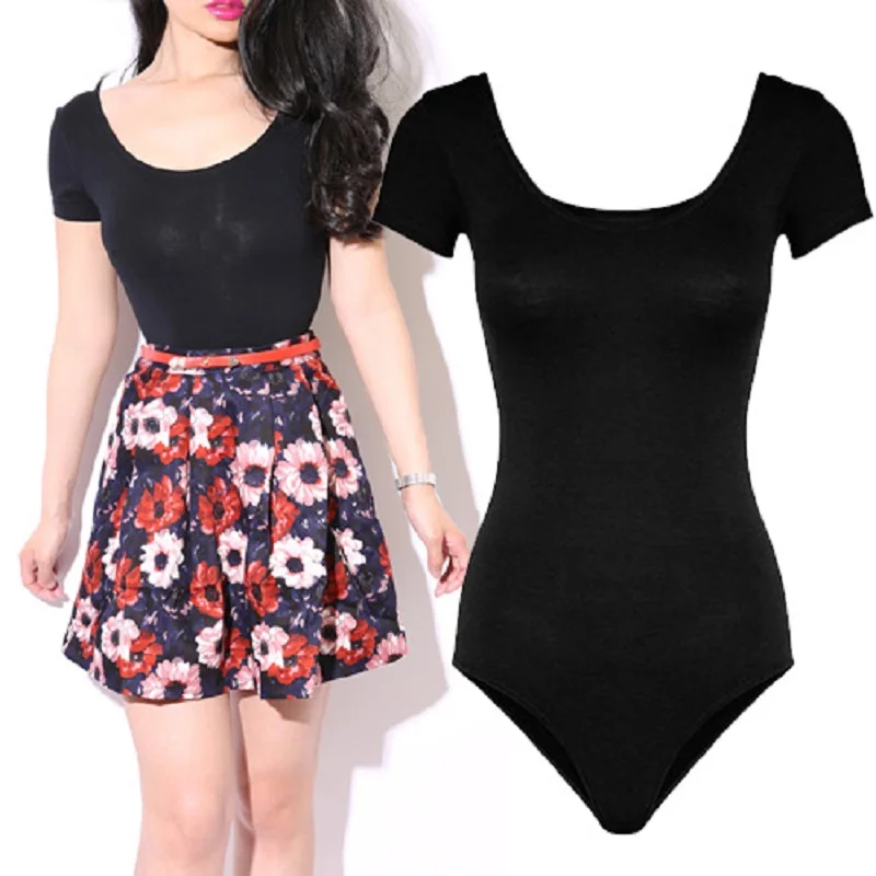 2016 Women Blouses Slimming O Neck Long Sleeve Bodysuit Solid Women