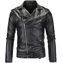 Мужская мягкая кожаная куртка, модная Осенняя мотоциклетная куртка из искусственной кожи, мужская зимняя куртка-бомбер, верхняя одежда, пальто из искусственной кожи