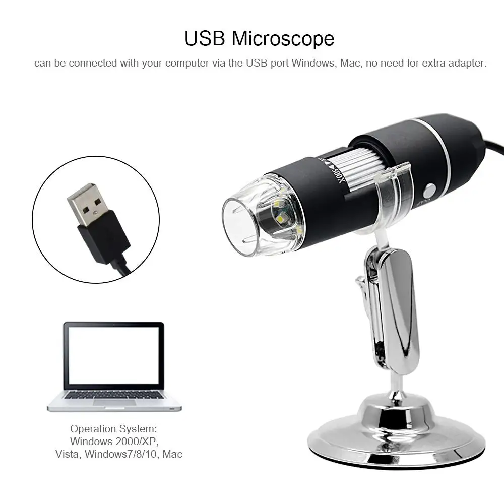 1000X8 светодиодный микроскоп с высоким разрешением цифровой электронный микроскоп Ручной USB эндоскоп камера Microscopio Лупа