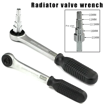 

2019 Hot Radiator Spanner Hand Tool Radiator Stepped Wrench+Ratchet Carbon Steel Tools AI88