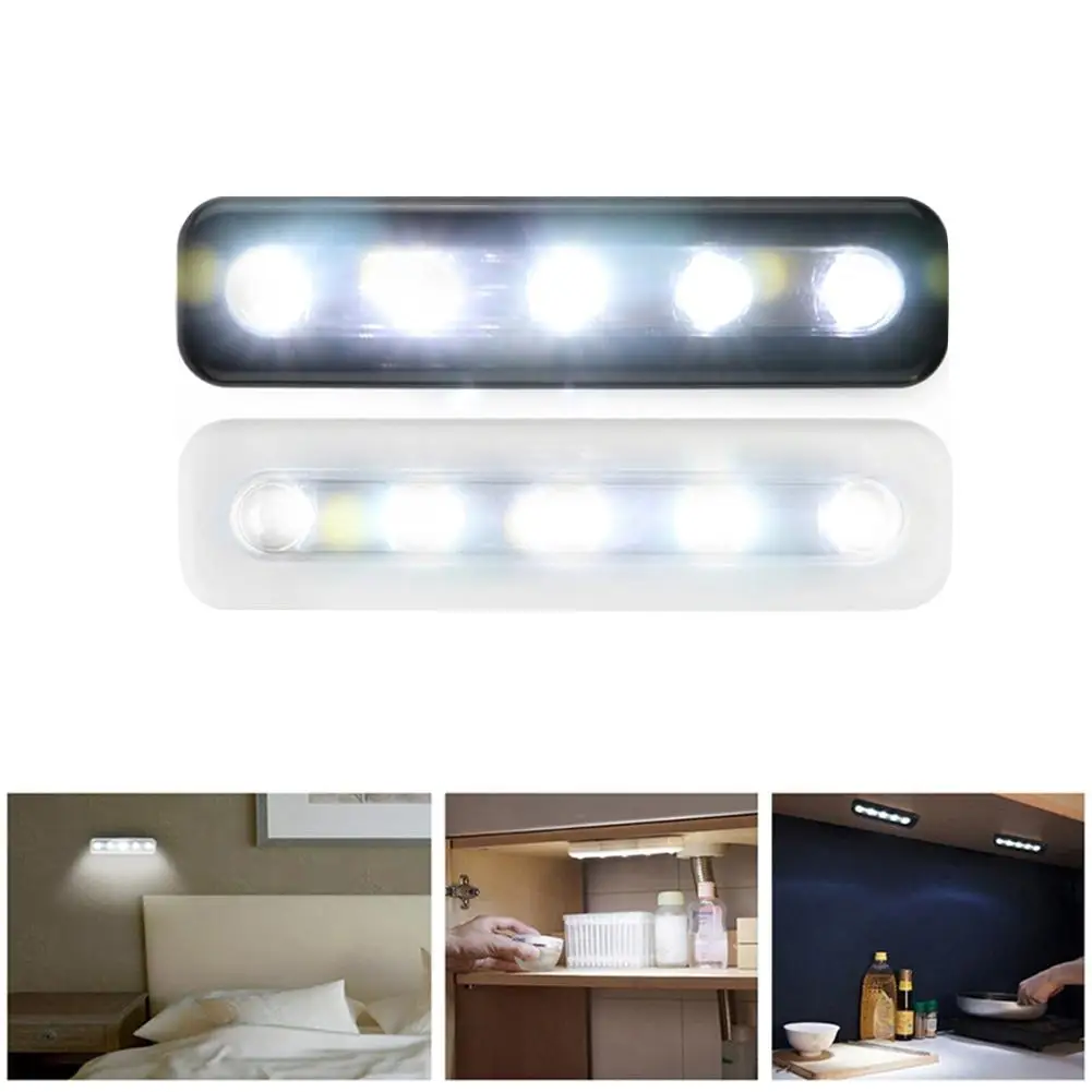 

Touch-sensitive Control 5Pcs LED Under Cabinet Cupboard Car Night Light Lamp Car LED LIGHT