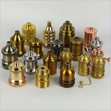  DIY Retro E27 Lamp Holder Socket Loft Industrial Pendant Light E27 Vintage Lamp Holder Base Lampholder 