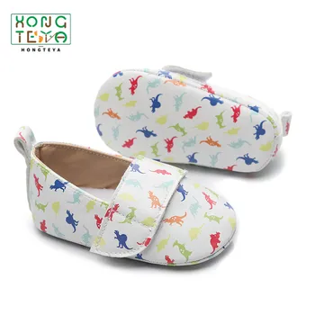 

Hot Sale Unicorn Dinosaur printing First walkers shoes Princess Soft sole Fuirt printing Baby Moccasins Newborn baby girls shoes