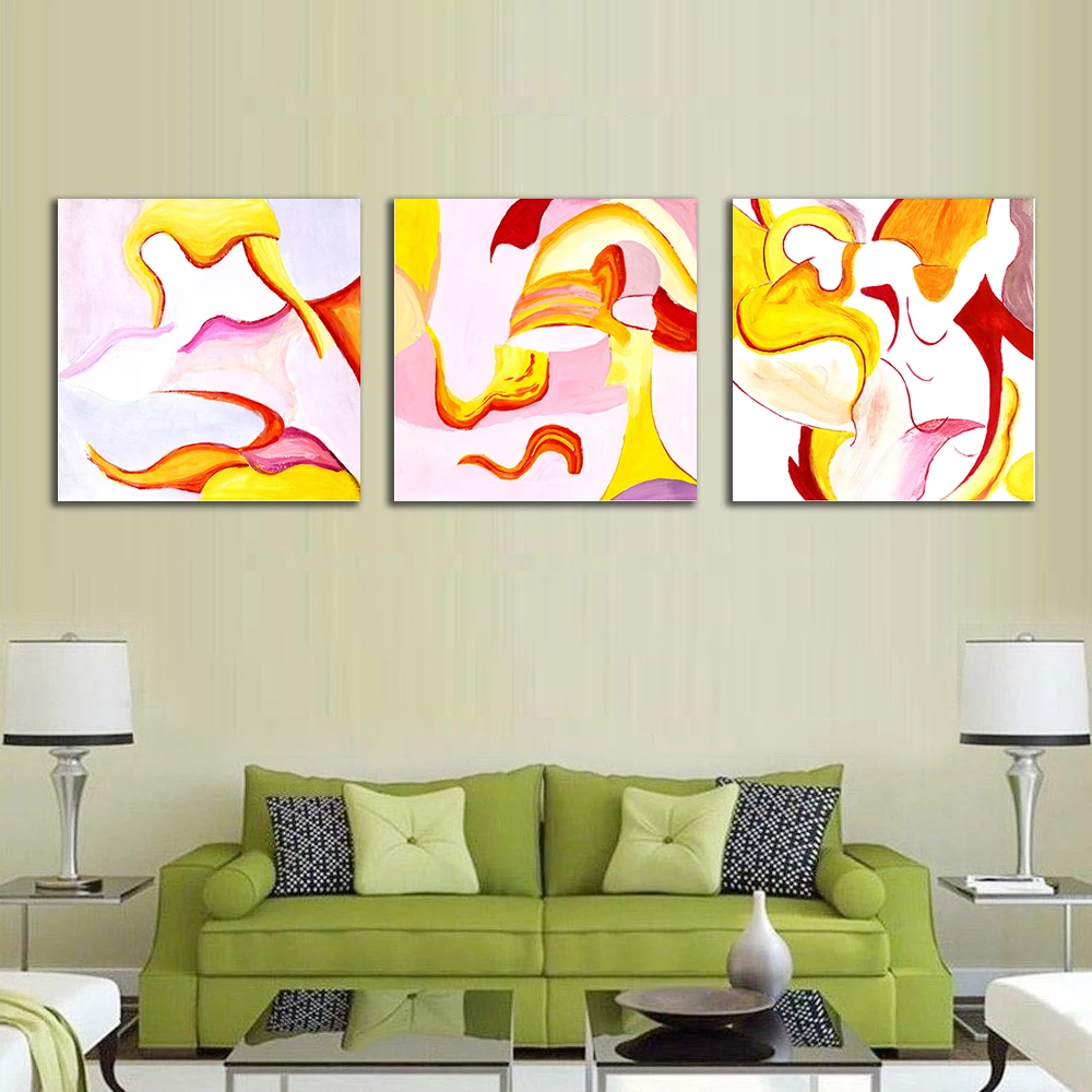 

Water Color Modern Canvas Wall Artwork Oil Printings For Home Classroom Indoor Decor Living Room Decorative Pictures No Frame