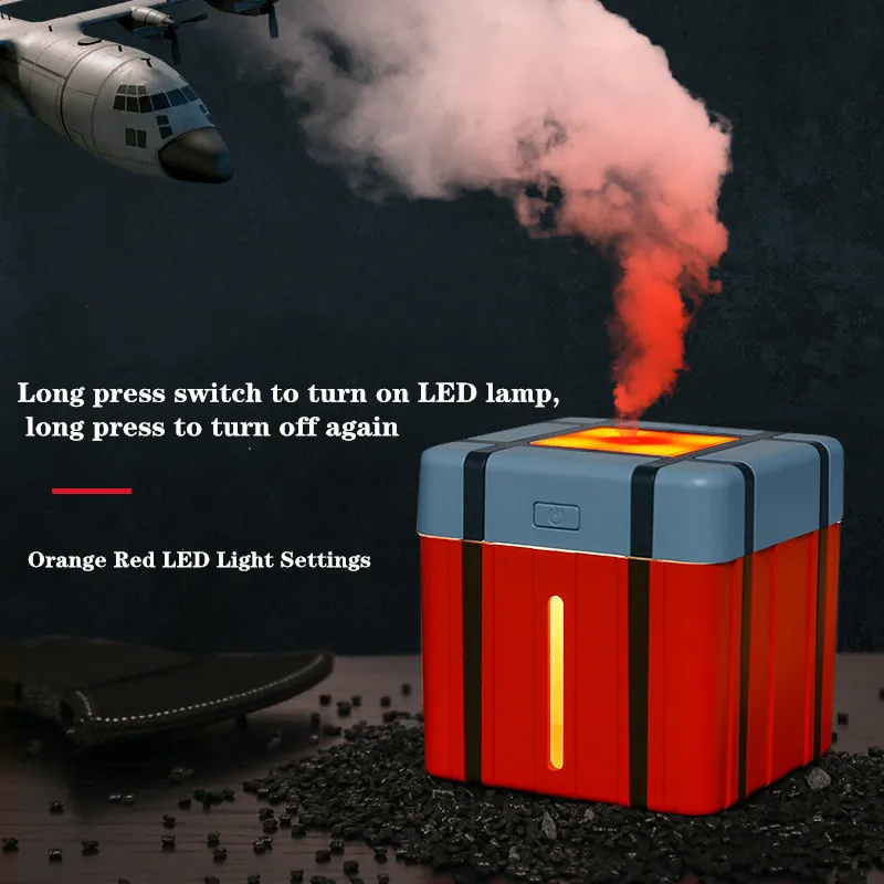 

ITAS33007 Playerunknown's Battlegrounds Airdrop Mini Humidifier Slient Air Purifier Special Gift Household/Office/Dormitory