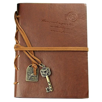 

PPYY NEW -New Notebook 160 sheets (320 pages) Daily Leather Classic Vintage Retro