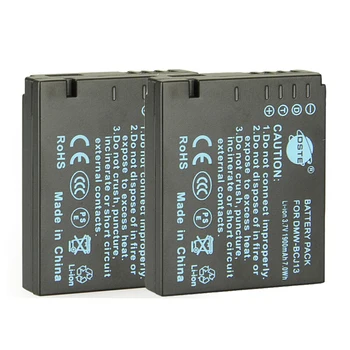 

DSTE 2PCS DMW-BCJ13 Rechargeable Battery for Leica D-LUX5 BP-DC10-E D-LUX6 D-LUX7 Camera