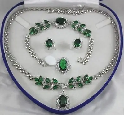 

White Necklace Bracelet Earring Ring+()