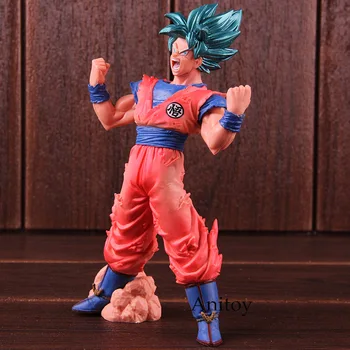 

Dragon Ball Super Figure Action Blood of Saiyans Super Saiyan Son Gokou Kaioken Goku SSJ Blue PVC Collectible Model Toy