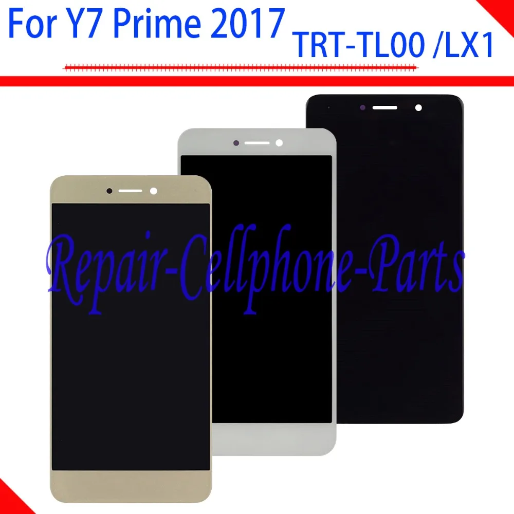 5 дюймов полный ЖК дисплей + сенсорный экран дигитайзер сборка для Huawei Y7 Prime 2017 TRT LX2