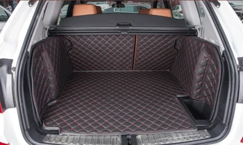 

Good quality! Full set car trunk mats for BMW X3 F25 2017-2011 durable boot carpets cargo liner mats for X3 2014,Free shipping