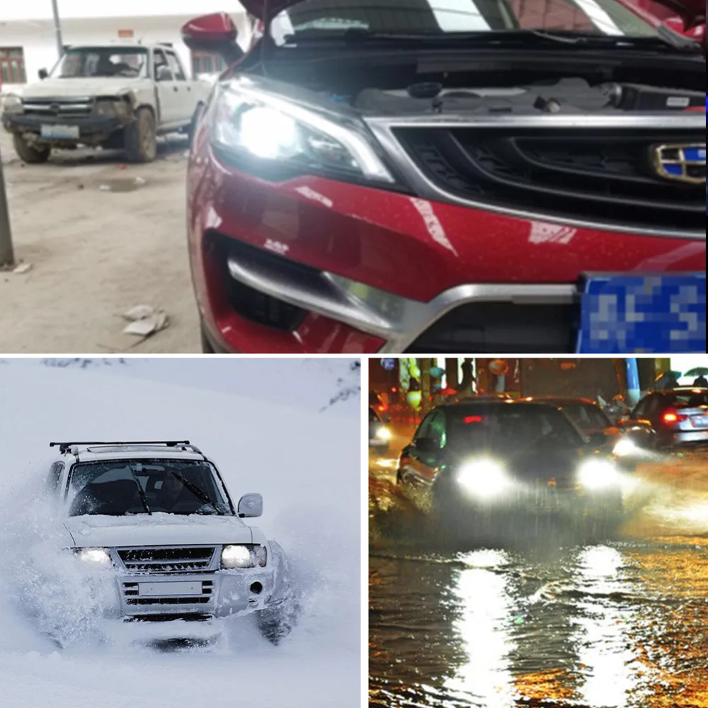 Avacom 2 шт Мини Светодиодные Автомобильные Лампы H1 H7 12V светодиодный H11 9005/HB3 9006/HB4 24V