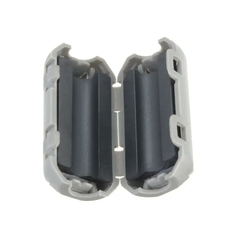 10 шт. электрический TDK серый 5 мм Клип на EMI RFI фильтр оснастки вокруг ферритового никеля цинка