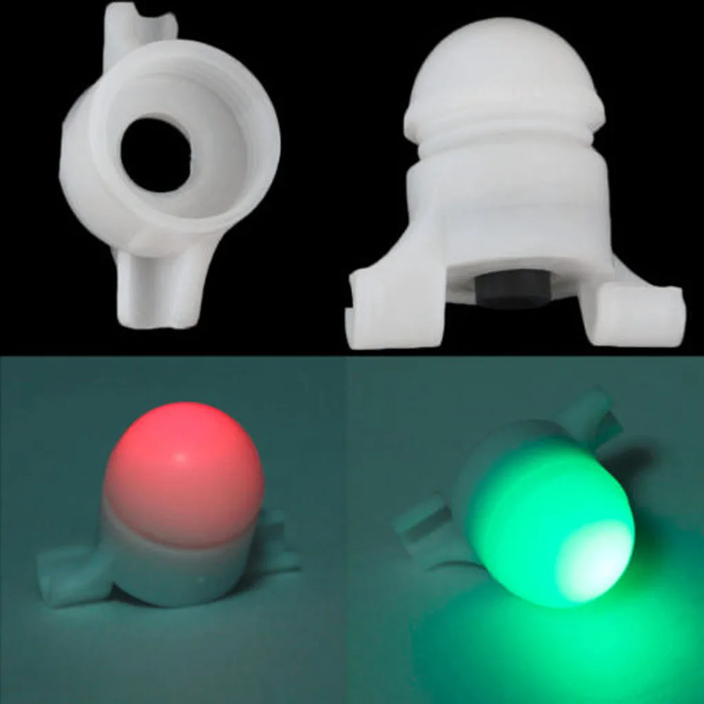 

2 Pieces Outdoor Night Fishing Accessory Fishing Rod Tip LED Light Fish Strike Bite Alarm