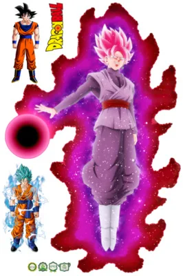 60*90 см большая наклейка Dragon Ball Z сын Goku vegeta Zamasu Супер Saiyan наклейка s Dragon Ball Супер мультфильм наклейка с персонажами ST03 - Цвет: B710-90x60