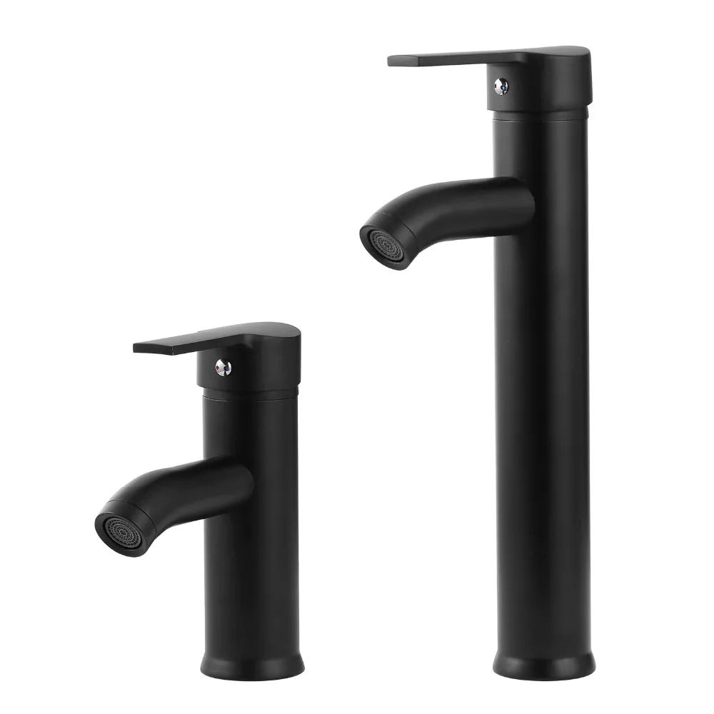 Single Handle Bathroom Basin Faucets Cold/Hot Mixer Basin ...