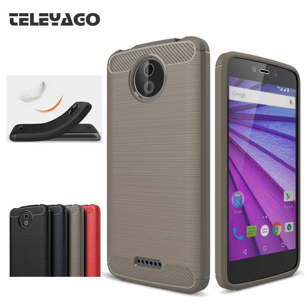 Чехол для Motorola Moto C тонкий мягкий силиконовый роскошный матовый чехол с текстурой