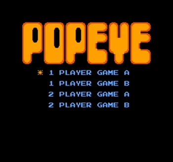 

Popeye Region Free 8 Bit Game Card For 72 Pin Video Game Player