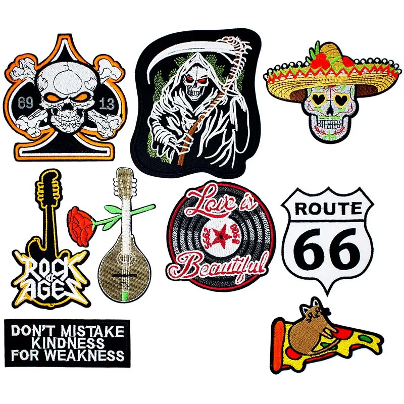 Ace of Spades SoulReaper Sew clothing ремонт одежды tab sign чтобы изменить реформу|Заплатки| |
