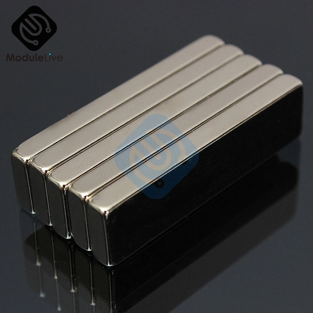 

5PCS N52 Neodymium Magnet 40x10x4mm Permanent NdFeB Small Tiny Mini Super Powerful Strongest Magnetic rectangle Magnet