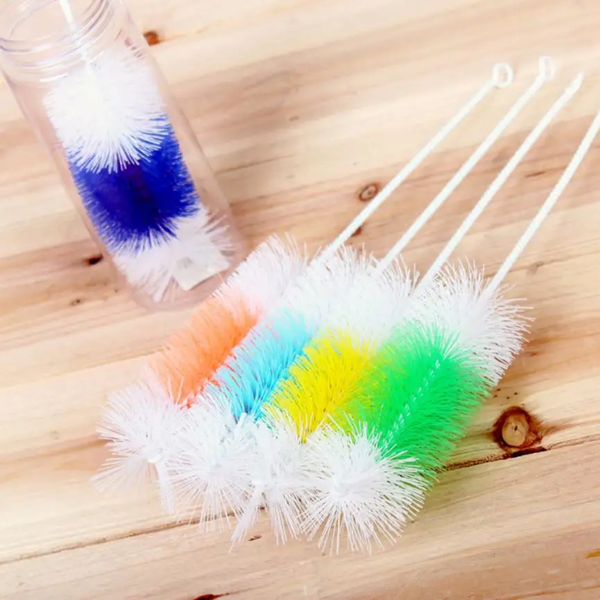Home Kitchen Long Handle Cleaning Brush Bottle Cup Glass Washing