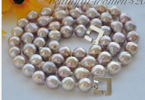 

~~ BJC 00142 round keshi reborn freshater pearl necklace Discount AAA