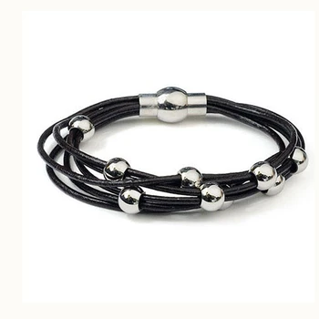 

Fashion leather bracelet leather beaded preparation male student leather rope jewelry bracelet couple