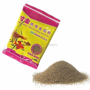 

1 Package of Fish Food for Feeding Feed Tropical Fishes 40g