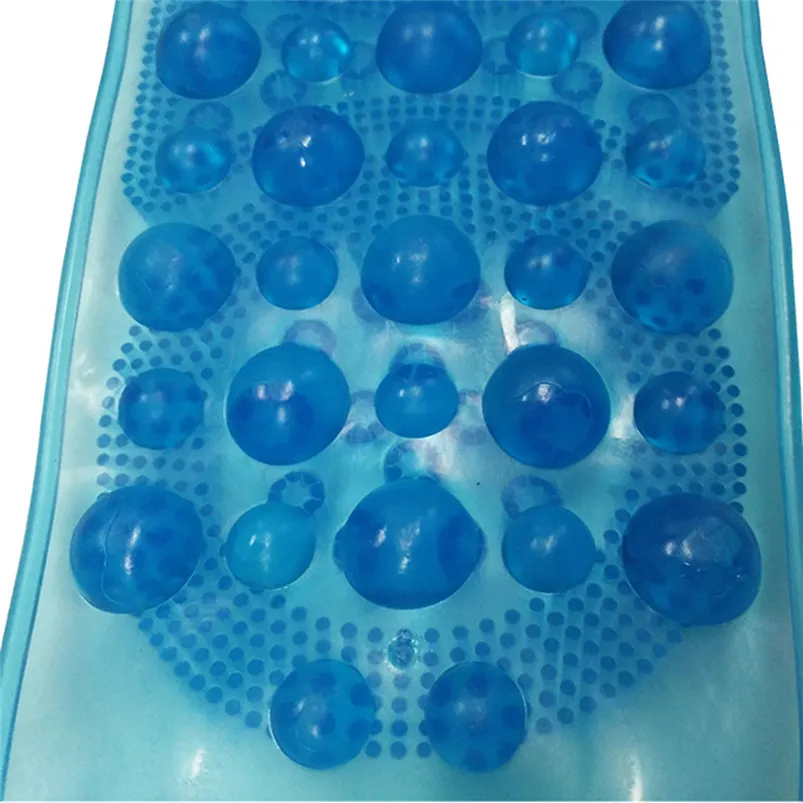 Dual Sided Back Scrubber Body Massage Brush Silicon Back Wash Bar Bathroom Mats Foot Massager Home Decor 40MR0413