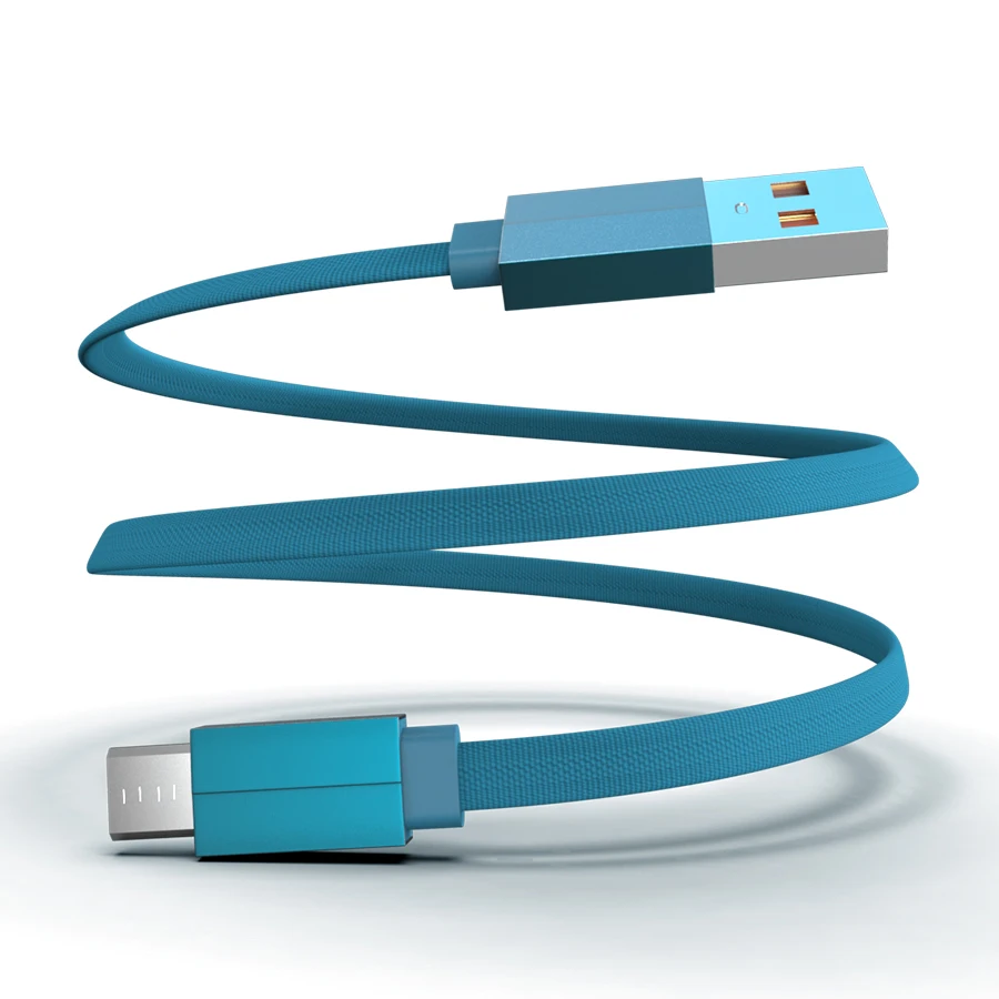 USB سلك مسطح نوع C كابل 0.25 m-3 m مزامنة بيانات الحبل سلك لسامسونج Xiaomi سريع كابلات شحن الهاتف المحمول