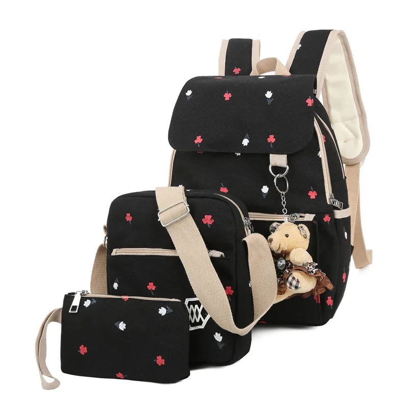Mochilas Yk вебе leik бренд рюкзак Для женщин печати Рюкзаки подросток школьные сумки