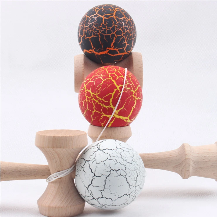 Crack paint шар Kendama умелый жонглирующий игровой мяч Японская Традиционная игрушка шарики Развивающие игрушки для взрослых подарок для Childr