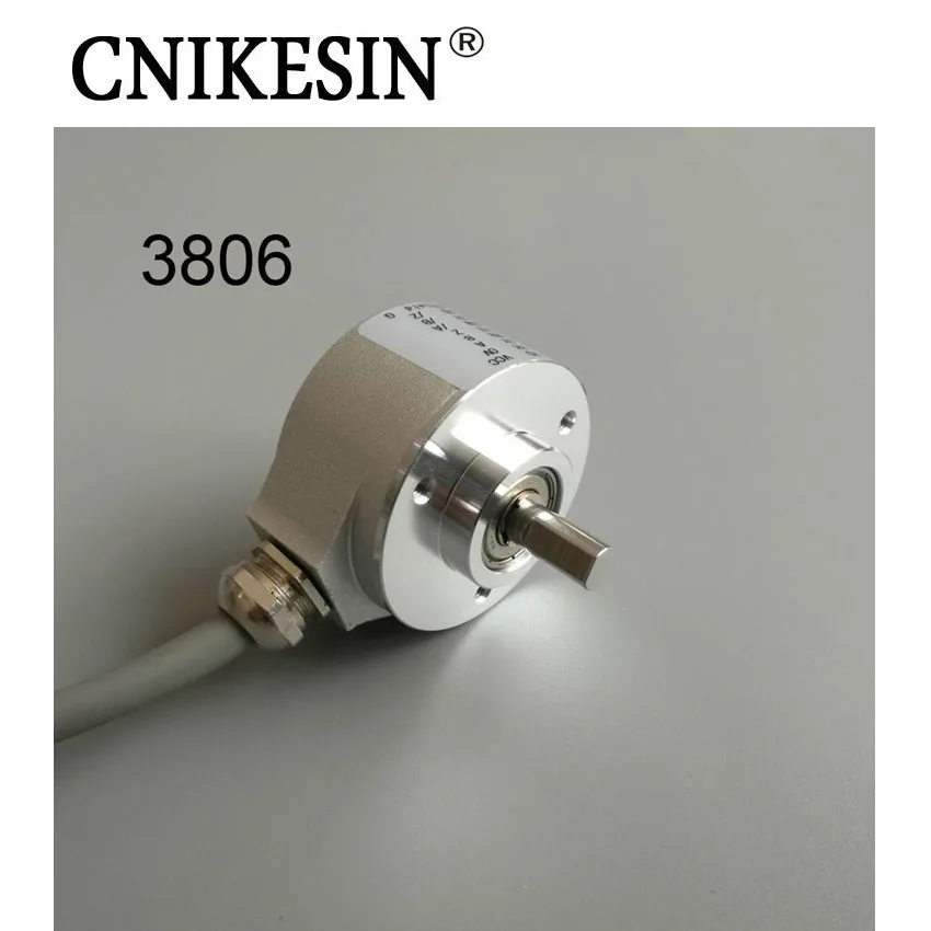 

CNIKESIN Ultra Thin Photoelectric rotary Incremental Encoder Solid Shaft 3806 Height 21mm Pulse Custom