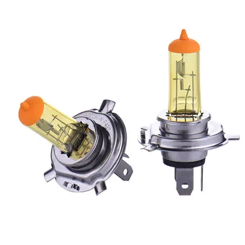 

2pcs h4 100w/90w lamp 6000k/3000k 12v White / Yellow fog lights halogen bulb car headlight daytime running lights