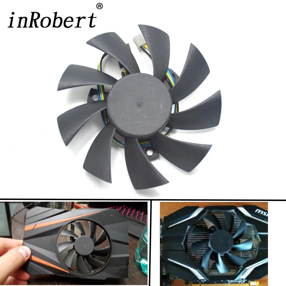 Baru 85 Mm T129215su Cooler Fan Ganti Untuk Asus Gtx 950 Mini Msi Rx460 Gigabyte Zotac Gtx 1060 1050 Gtx 1080 Itx Kartu Grafis Cooler Fan Cooling Fanr9 290x Aliexpress