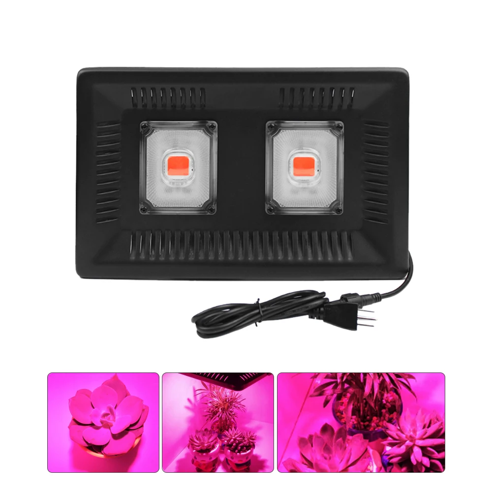 

New Full Spectrum COB Led Grow Lights 100W 200W Waterproof Heatproof DIY Indoor Growing Box Tent Seedling Greenhouse Plant Lamps