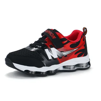 

Spring Autumn Children Sneaker Anti-Slippery Rubber Patchwork Mesh Comfortable Footwear Sports Shoes Boys Girls Casual Shoes Kid