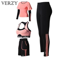 Плюс размер женщин спортивные костюмы женские лосины спортивный костюм для женщин 3 Доступно цветов фитнес костюм тренажерный зал набор с длинным рукавом фитнес дышащий удобная панель открытый 3 цвета