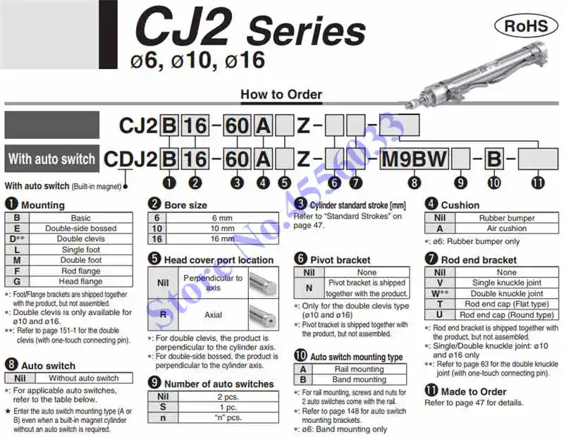 CDJ2D10 CDJ2D16 магнитный цилиндр Мини Пневматический воздушный цилиндр двойного действия один стержень двойной кливис 10 16 мм Диаметр 5~ 150 мм ход