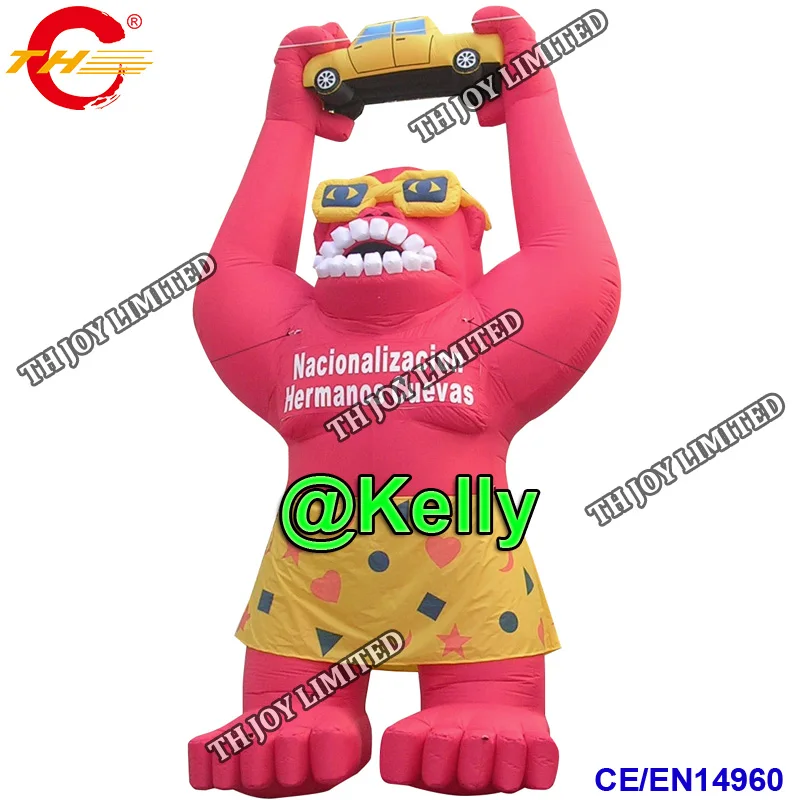Бесплатная доставка на дверь гигантская надувная юбка gorilla Wear модель автомобиля
