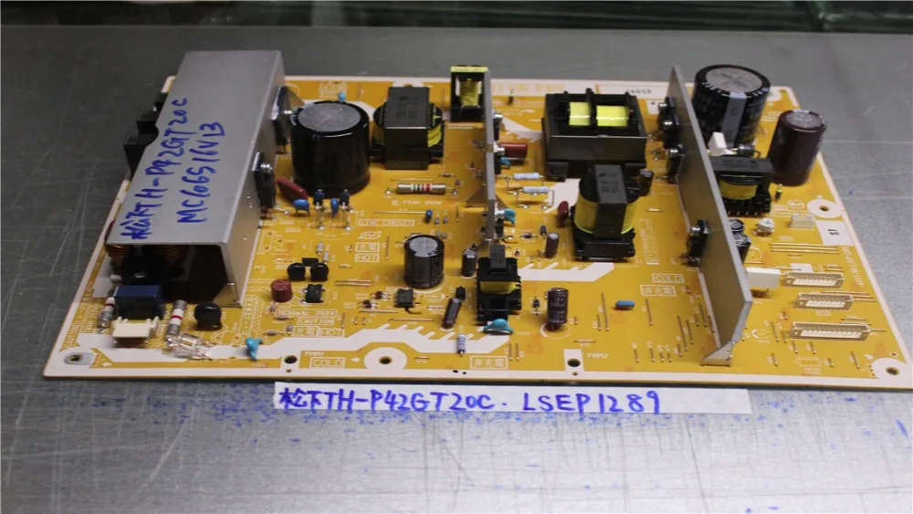 

TH-P42GT20C power panel ASSY.NO.LSEP1289 ST/LSJB1289-21 is used